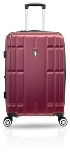 Tucci Italy Spostarsi ABS (20", 24", 28") 3 PC Luggage Suitcase Set - Maroon, 28 image
