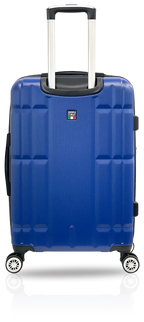 Tucci Italy Spostarsi ABS (20", 24", 28") 3 PC Luggage Suitcase Set - Blue, 24" image