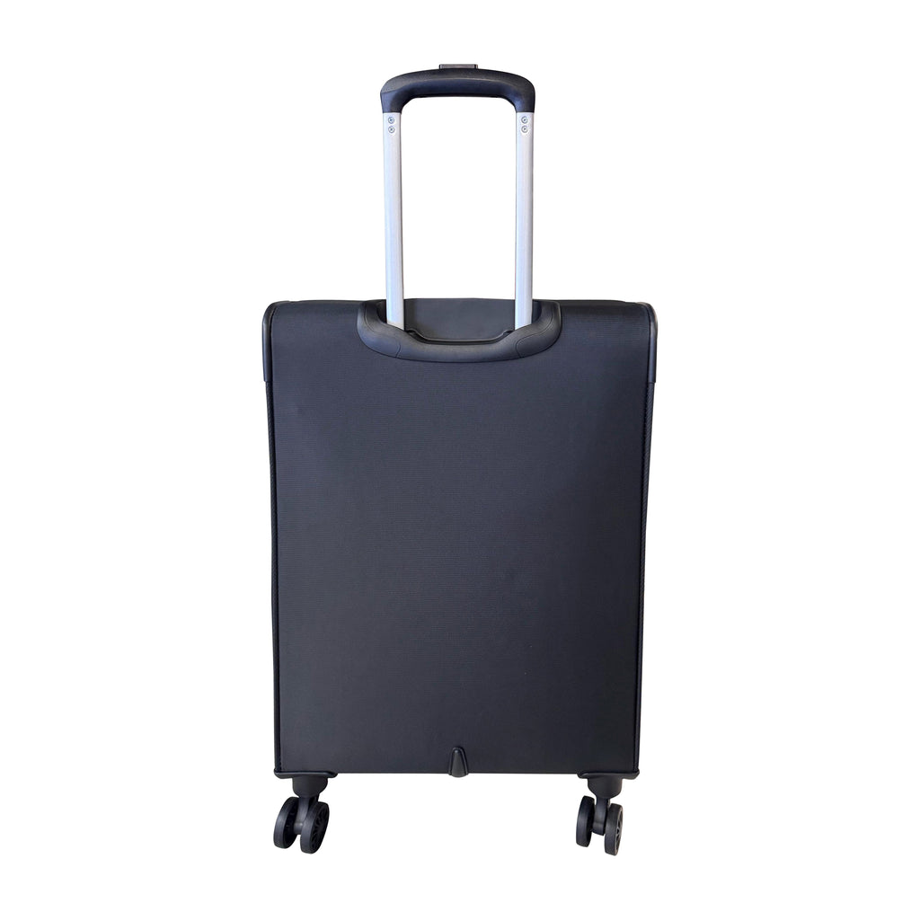 Swiss travel 3 Piece Soft side Luggage Set BLK image 6