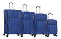 American Traveller 4 Piece Soft side Luggage Set Blue image 0