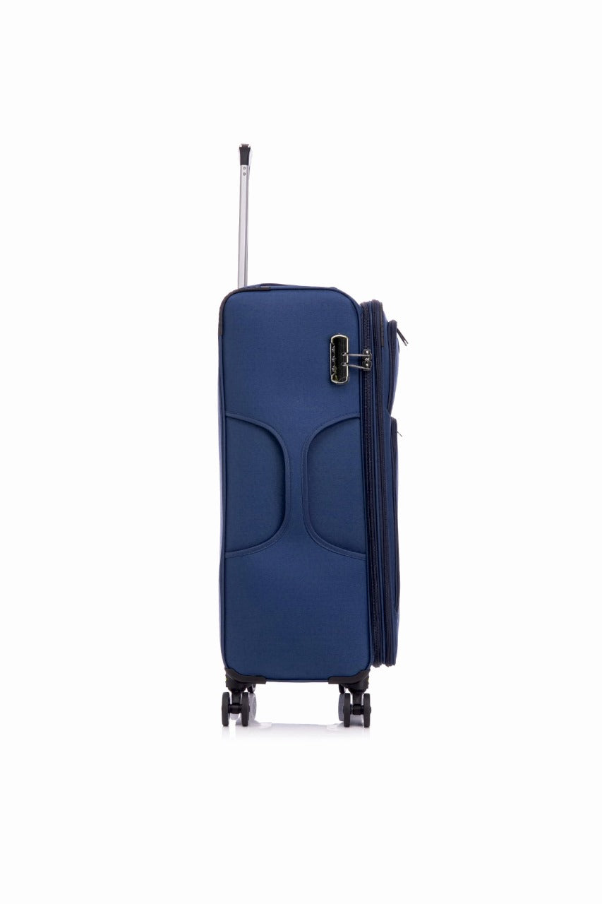 American Traveller 4 Piece Soft side Luggage Set Navy image 5
