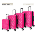 TUCCI Italy SPECIALI 4 Piece (20", 28", 30", 32") Detachable Spinner Wheel Suitcase Set Fuchsia image 0