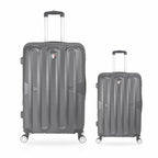 Tucci Italian 2pcs Hard side Luggage Set 30" checked + 20"Carry on image 4