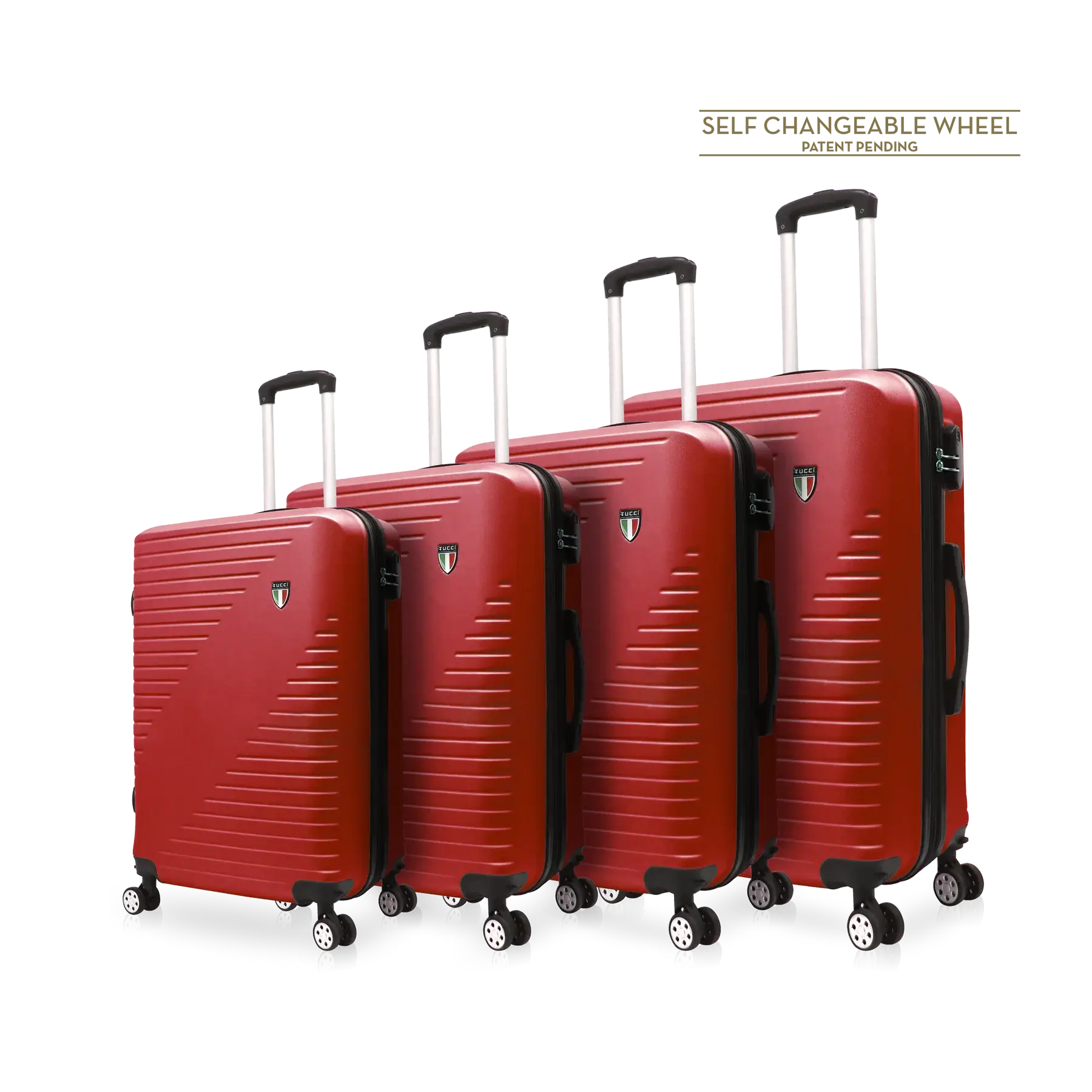 Tucci Italy Percorso (20", 28", 30", 32") Hard Shell Travel Luggage Suitcase image 0