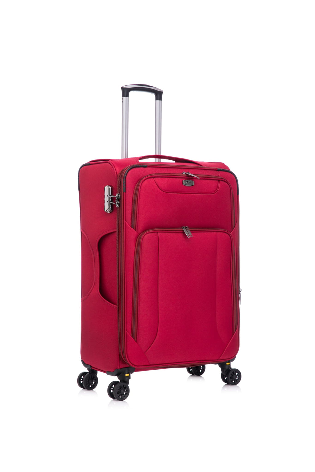 American Traveller 4 Piece Soft side Luggage Set Red image 2