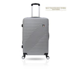 Tucci Italy Percorso (20", 28", 30", 32") Hard Shell Travel Luggage Suitcase - Silver, 30 image