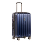 Delsey Chrometec Hardside Spinner Carry on Luggage Navy image 2