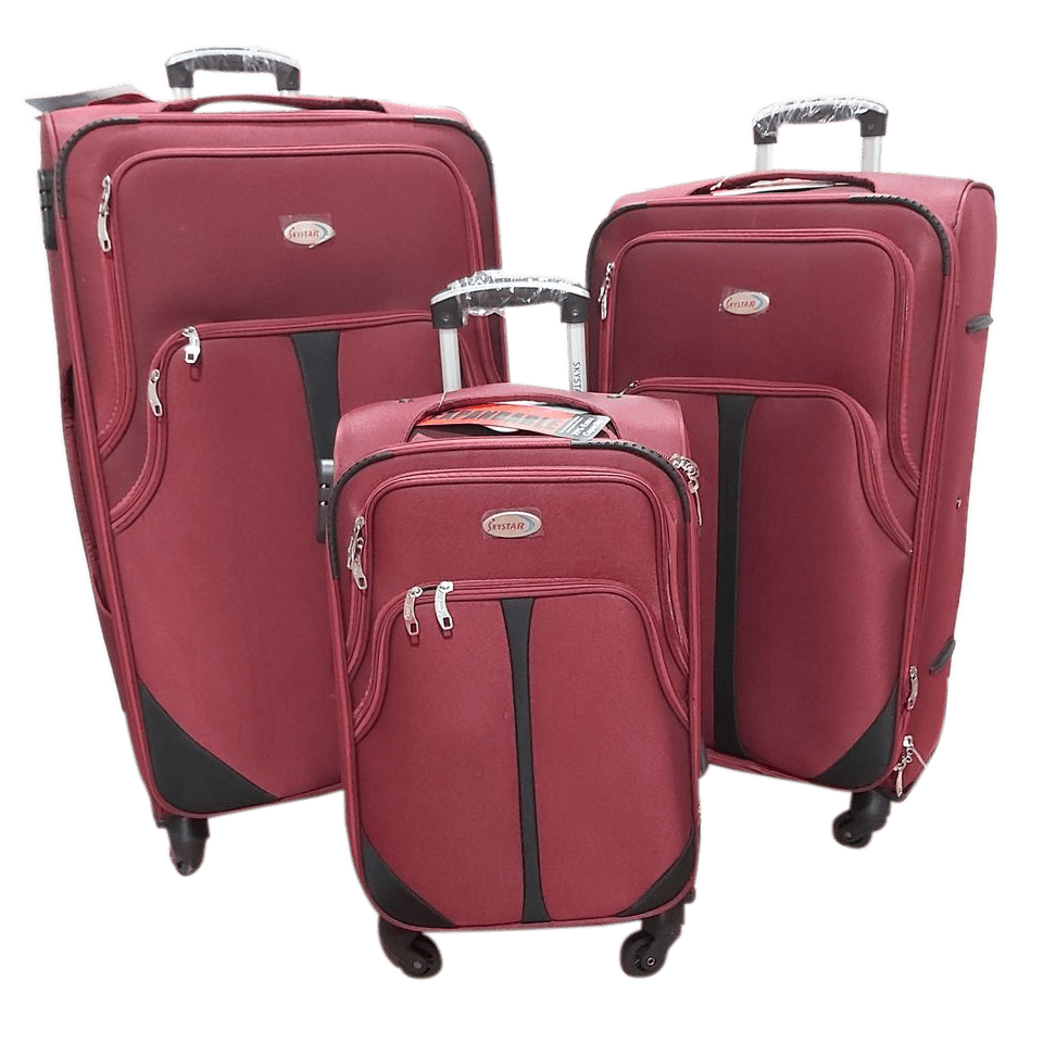 Sky Star Fabric 3 Pc Set - Red image