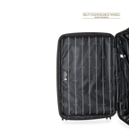 TUCCI Italy 3pcs Hard Shell Suitcase Set BLK image 2
