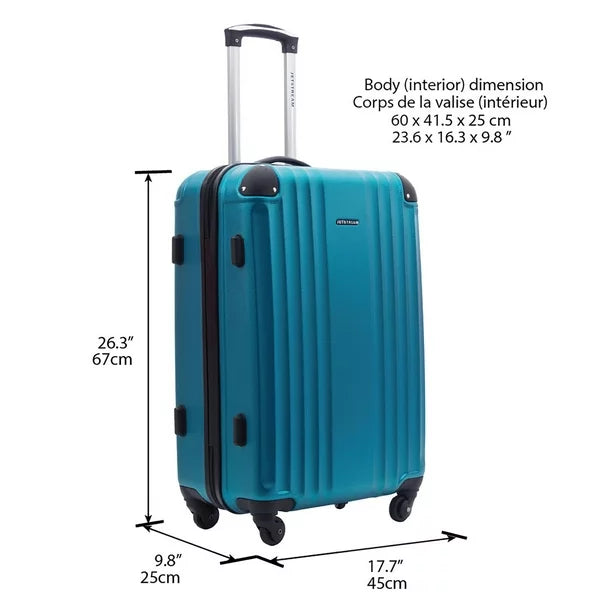 Jetstream Hardside Luggage Set 2Pcs TEAL image 2