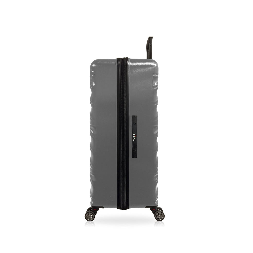 TUCCI Italy SPECIALI 4 Piece (20", 28", 30", 32") Detachable Spinner Wheel Suitcase Set GREY image 3