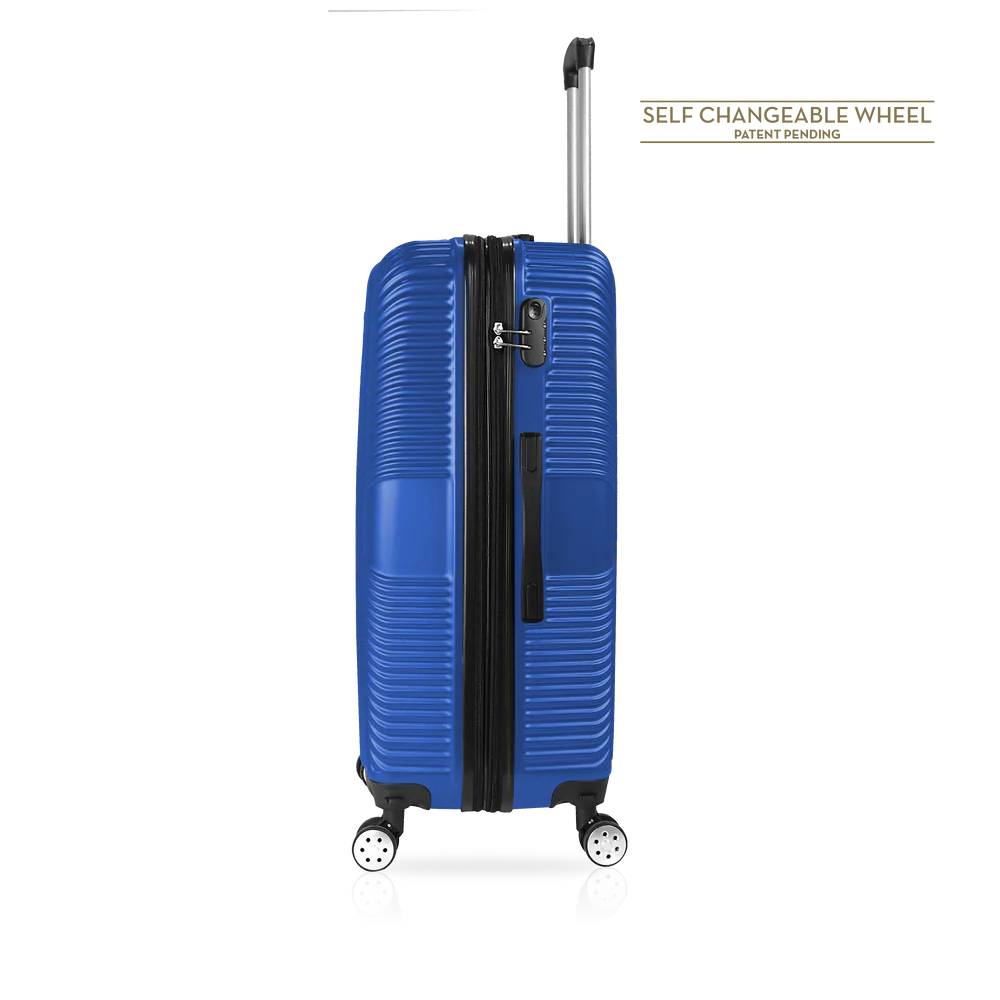 TUCCI Italy 3pcs Hard Shell Suitcase Set Blue image 3