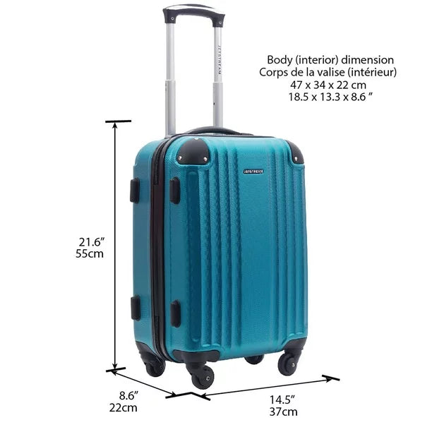 Jetstream Hard side Luggage Carry on Cabin Approved Size image 1