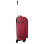 Swiss travel 3 Piece Soft side Luggage Set RED image 4