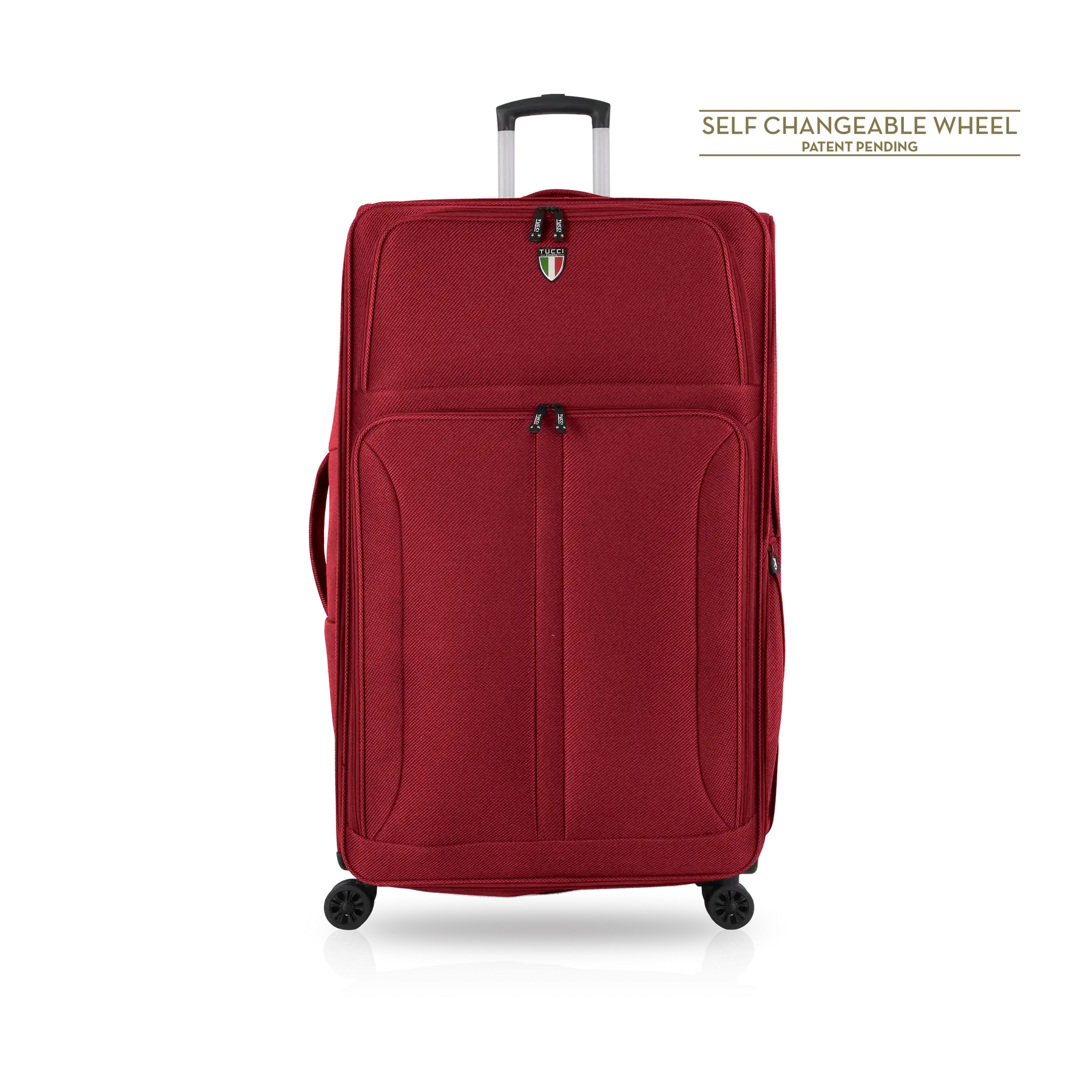 Tucci Softside Luggage - Burgundy, 32" image