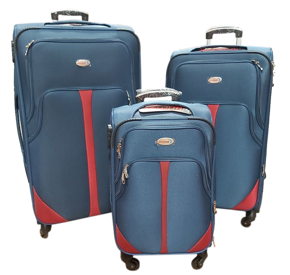 Sky Star Fabric 3 Pc Set - Blue image