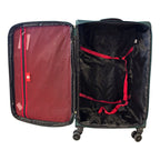 Swiss travel 3 Piece Soft side Luggage Set Mint Green image 3
