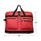 Rolling Duffle Bag with Wheels, 36-Inch, Expandable Spinner Suitcase, Heavy Duty Travel Bag