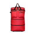 Rolling Duffle Bag with Wheels, 36-Inch, Expandable Spinner Suitcase, Heavy Duty Travel Bag