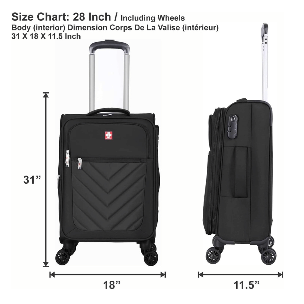 Swiss Traveller Spinner Luggage Suitcase