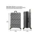 TUCCI Italian Special Detachable Spinner Wheel Suitcase Teal