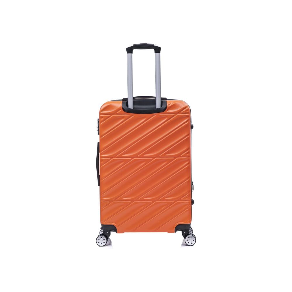 TUCCI Italian Special Detachable Spinner Wheel Suitcase Orange