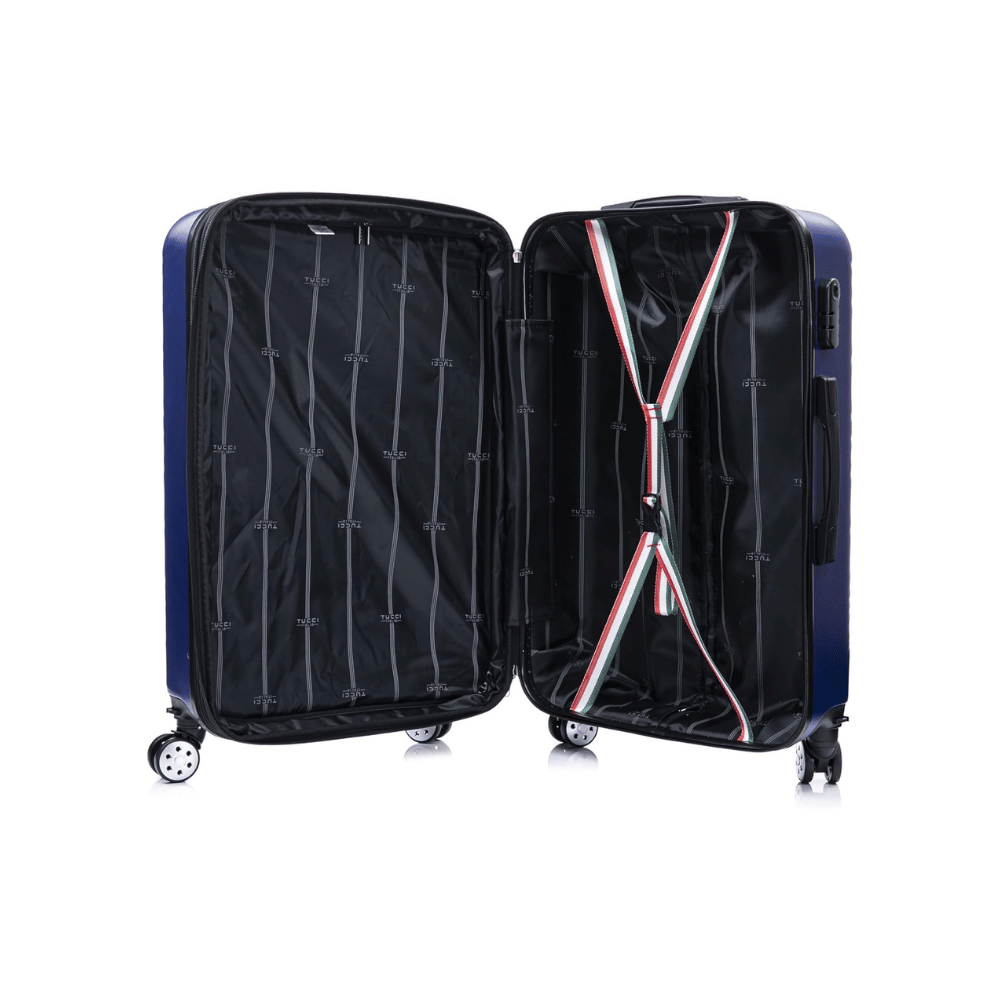 TUCCI Italy SPECIALI 4 Piece Detachable Spinner Wheel Suitcase Set