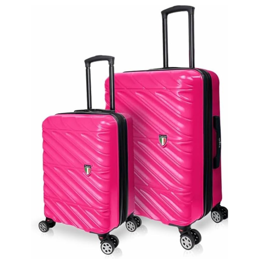 TUCCI Italian Special Detachable Spinner Wheel Suitcase pink
