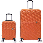 TUCCI Italian Special Detachable Spinner Wheel Suitcase Orange