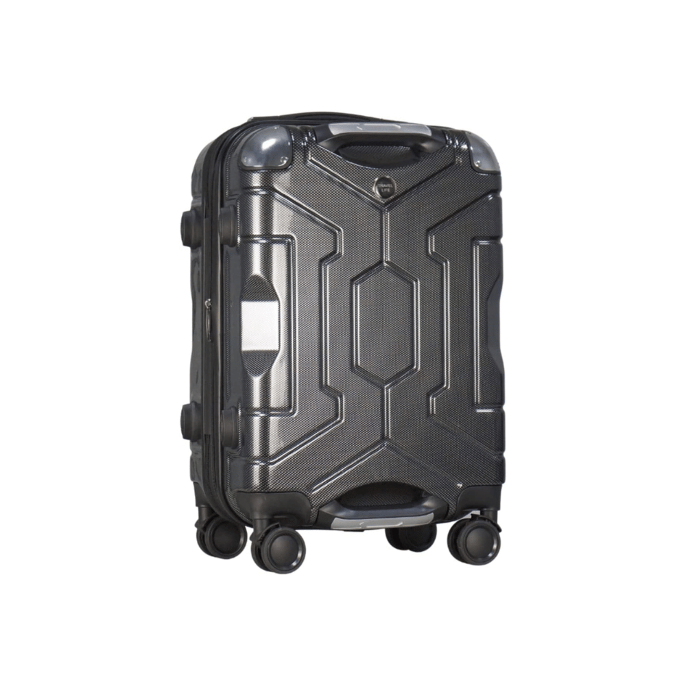 Travel Life 3Pcs Hardtop Luggage Set Black