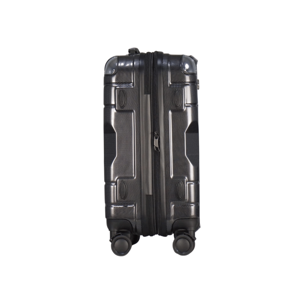 Travel Life 3Pcs Hardtop Luggage Set Black