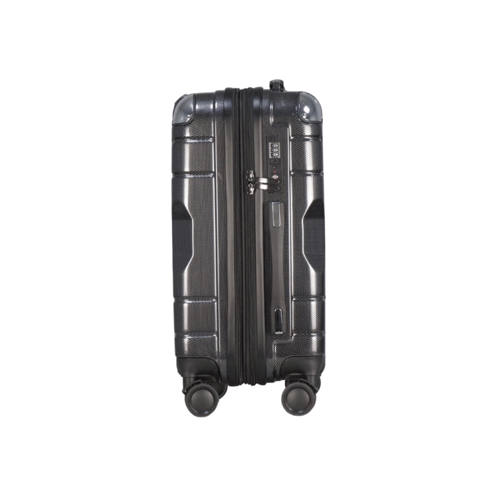 Travel Life 3Pcs Hardtop Luggage Set Black