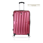 TUCCI Italy SPECIALI 4 Piece (20", 28", 30", 32") Detachable Spinner Wheel Suitcase Set - Burgundy, 32" image