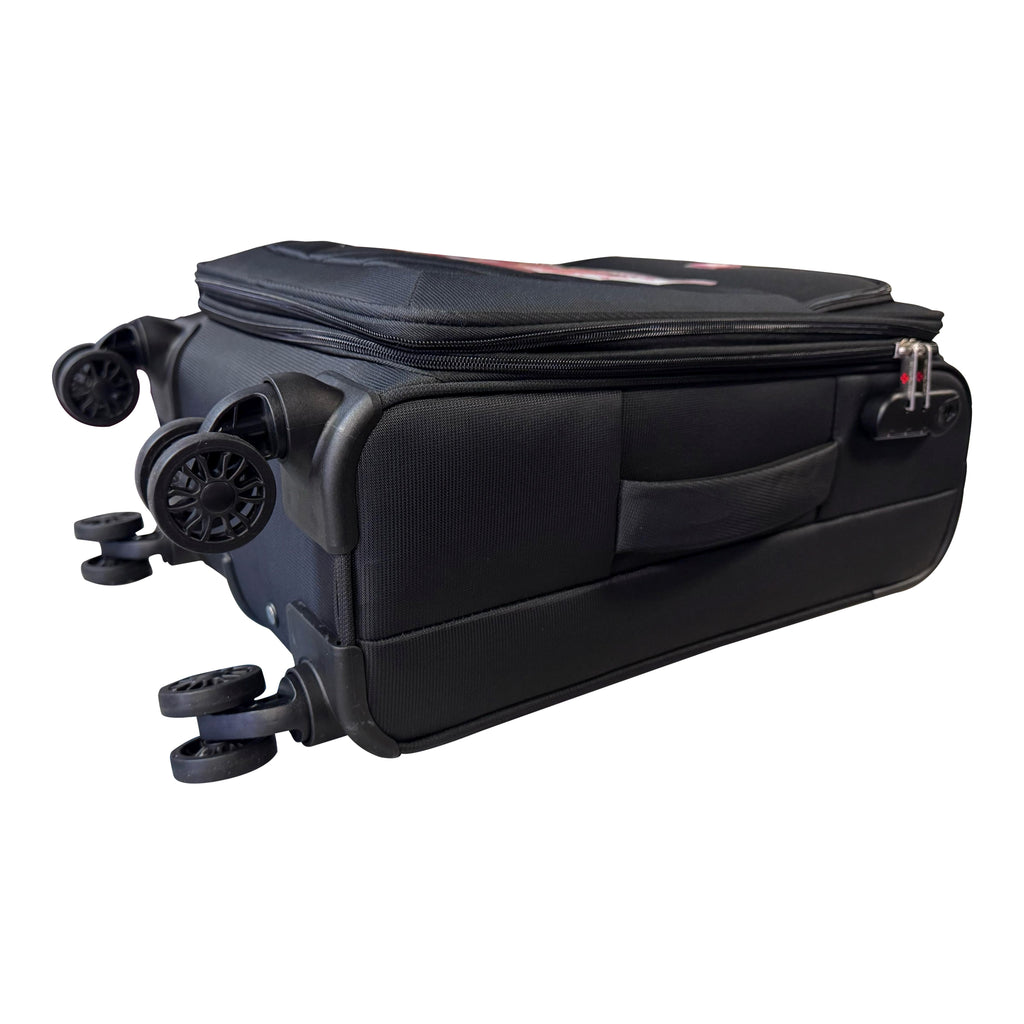 Swiss travel 3 Piece Soft side Luggage Set BLK image 5