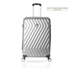 Tucci Italy Mutevole (20", 28", 30", 32") 4 Piece Set Spinner Travel Suitcase - Silver, 28 image