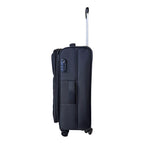 Swiss travel 3 Piece Soft side Luggage Set BLK image 3