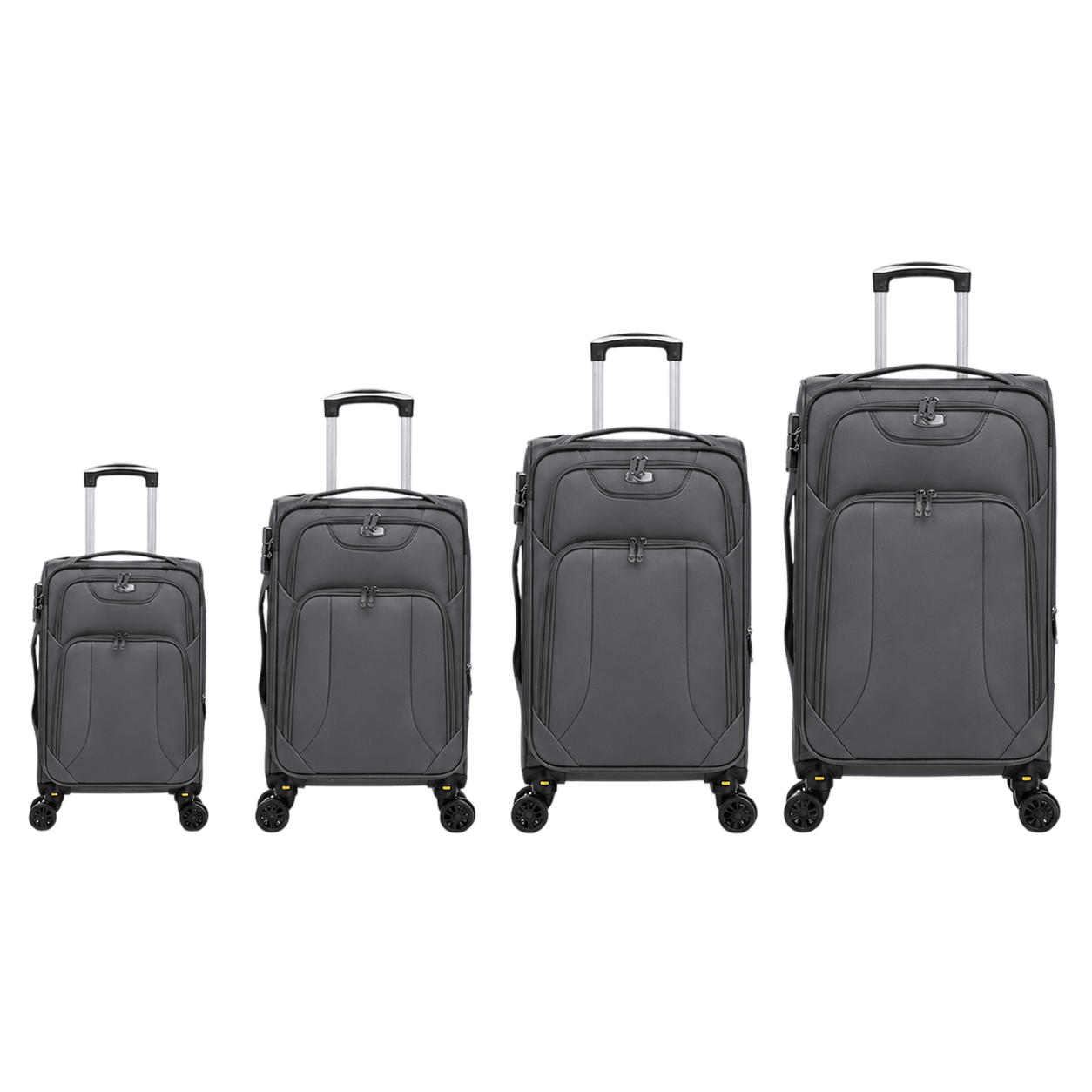 American Traveller 4 Piece Soft side Luggage Set of 4 - 20" + 28" + 30" + 32"