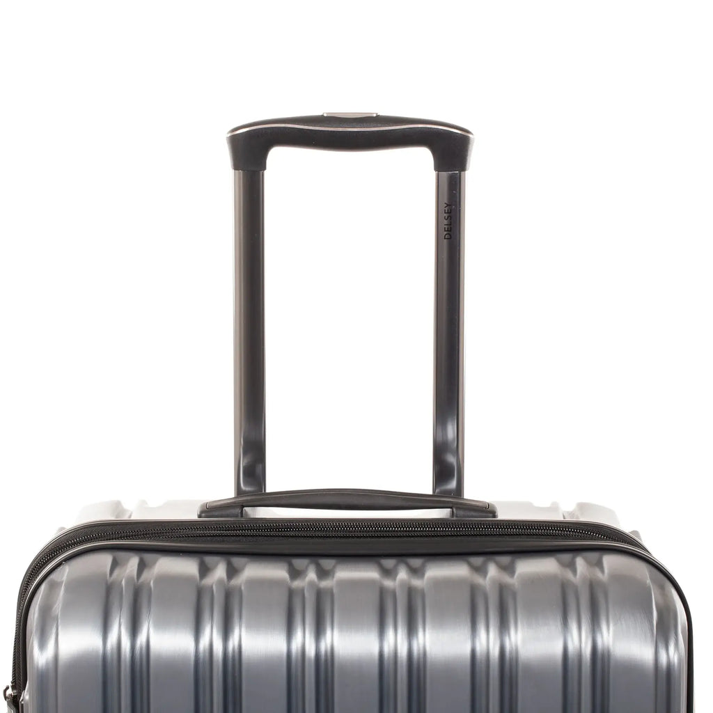 Delsey Chrometec Hardside Spinner Carry on Luggage Grey image 4