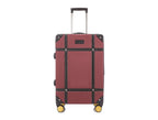 TUCCI Italy Legato Vinchic Vintage Luggage Suitcase Set - Burgundy/Brown, 28 image