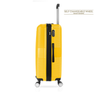 Tucci Hardtop Checked Luggage 30" Inch Large Yellow image 4