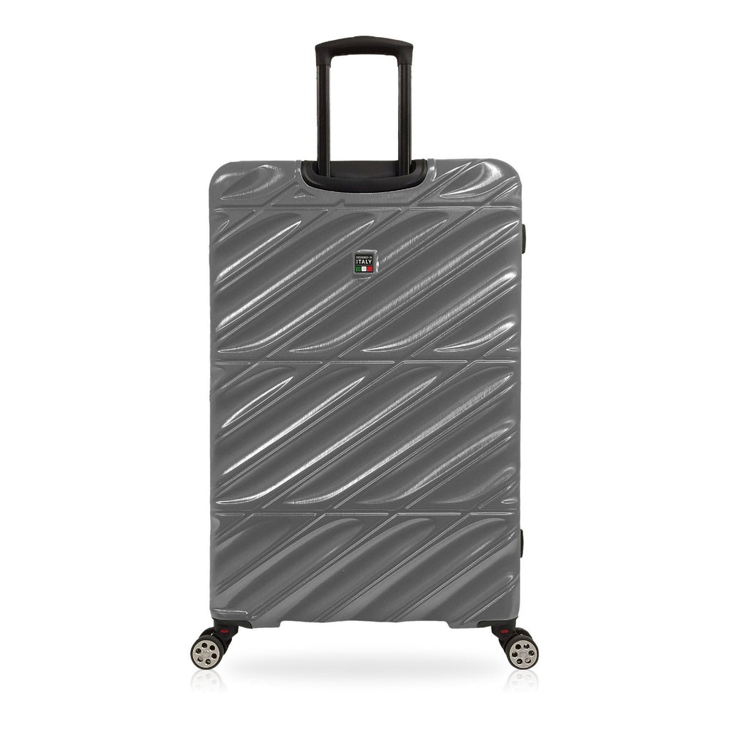 TUCCI Italy SPECIALI 4 Piece (20", 28", 30", 32") Detachable Spinner Wheel Suitcase Set GREY image 2
