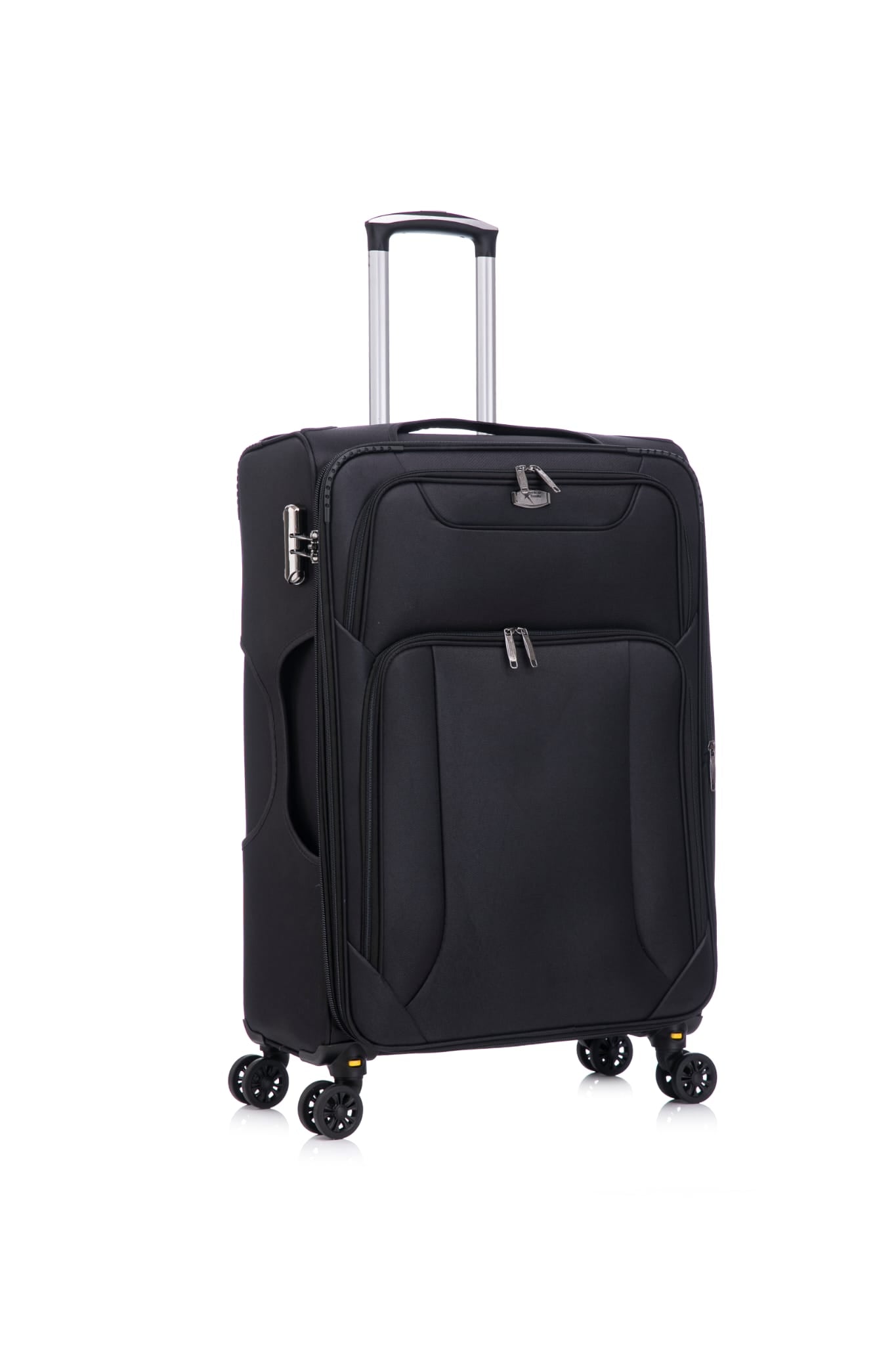 American Traveller 4 Piece Soft side Luggage Set BLK image 3