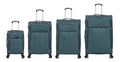 American Traveller 4 Piece Soft side Luggage Set Teal image 0