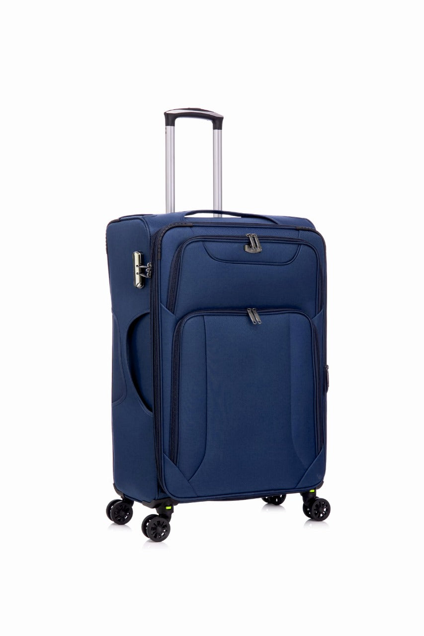 American Traveller 4 Piece Soft side Luggage Set Navy image 3