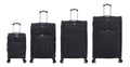 American Traveller 4 Piece Soft side Luggage Set BLK image 0