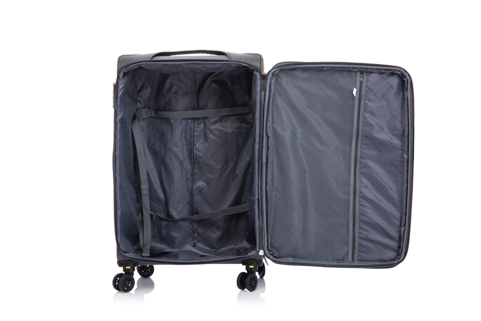American Traveller 4 Piece Soft side Luggage Set Teal image 7