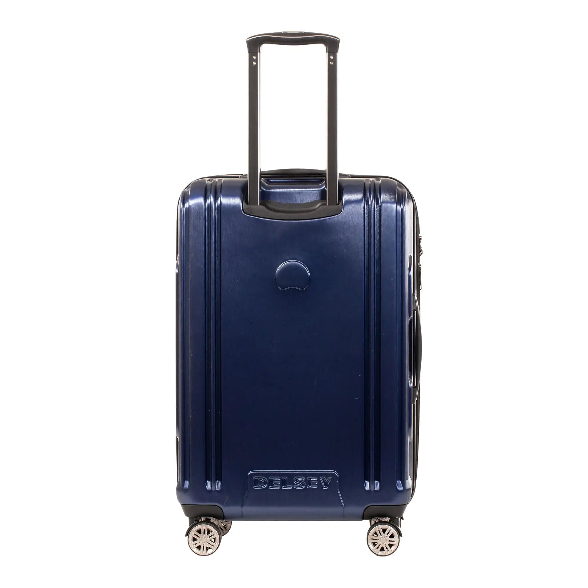 Delsey Chrometec Hardside Spinner Carry on Luggage Navy image 1