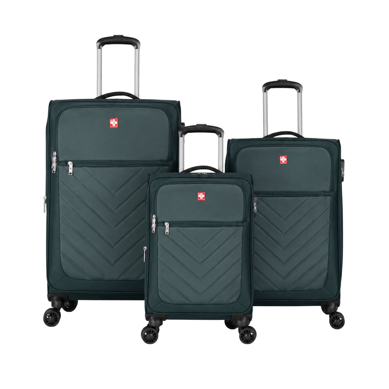 Swiss Traveller Spinner Luggage Suitcase Mint Green